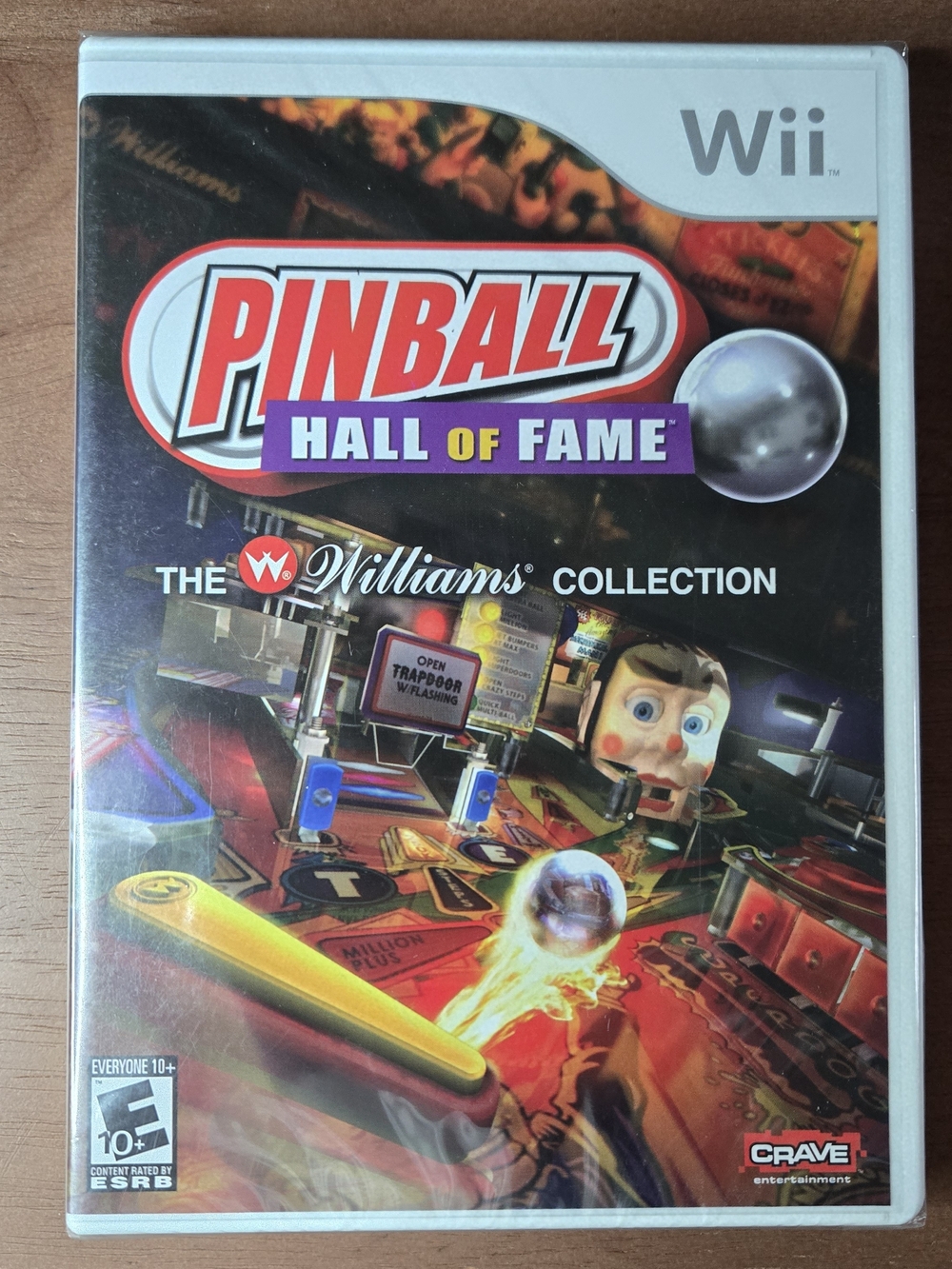 Nintendo Wii Williams Pinball Hall of Fame New Sealed